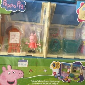 Peppa Pig Deluxe Playhouse - Pink, Blue, Green
